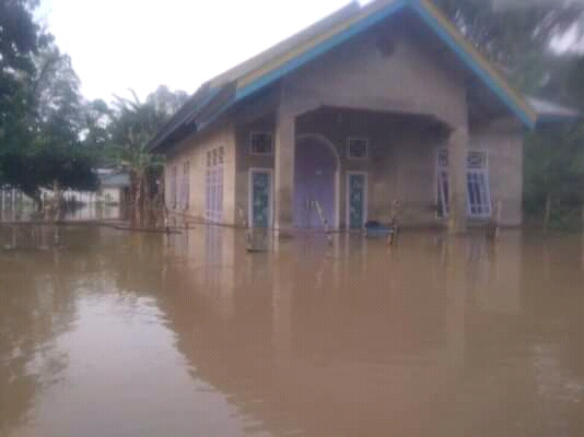 Kondisi Rumah Warga Terendam Banjir