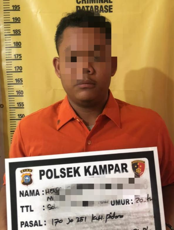 Unit Reskrim Polsek Kampar Tangkap Salah satu Tersangka Pengeroyokan 