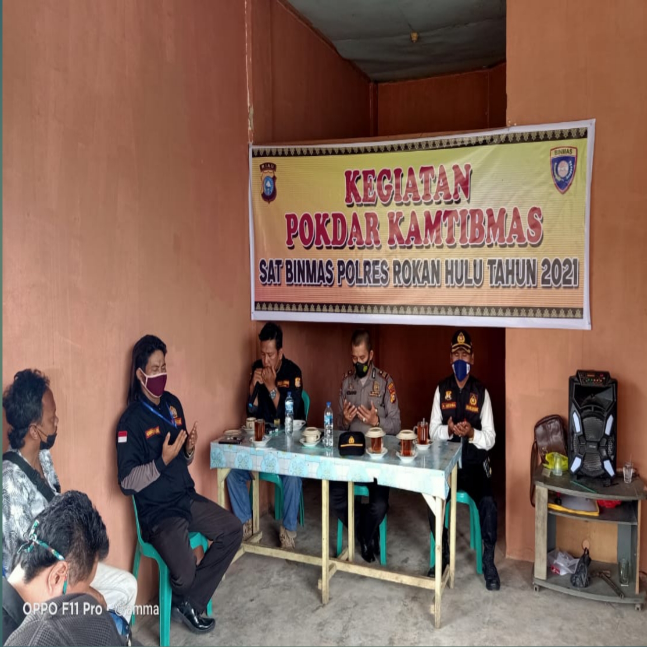 Kasat Bimnas Rokan Hulu Gelar  Rapat Koordinasi Bersama Pokdarkamtibmas
