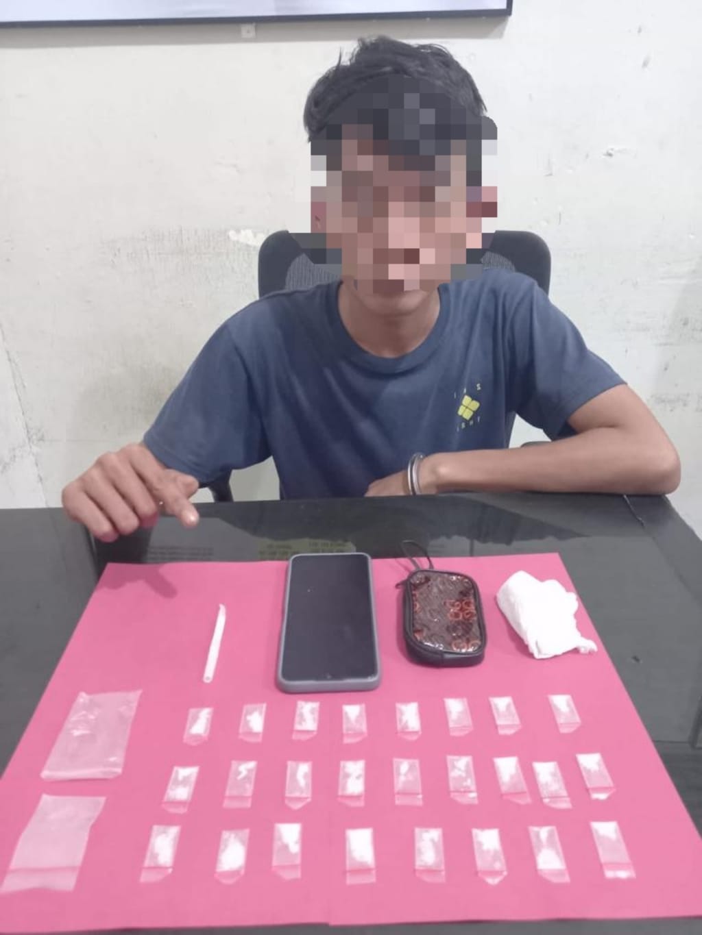 Kembali Sat Resnarkoba Polres Kampar, Tangkap Bandar Narkoba  di Kampar Utara