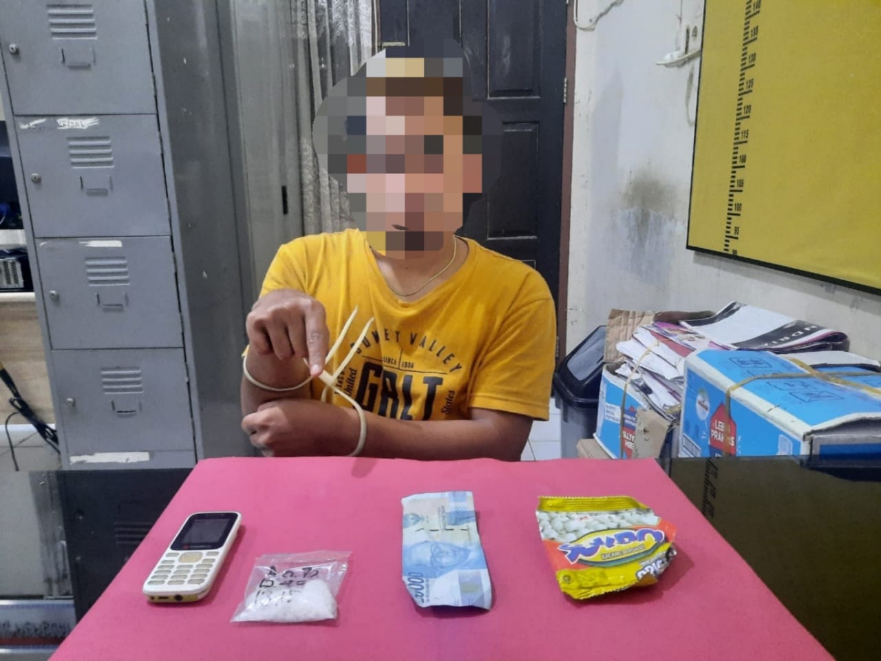 Menyimpan Sabu di Snakc Kacang Pilus, Pelaku Ditangkap   Tim Ojoloyo Polres Kampar