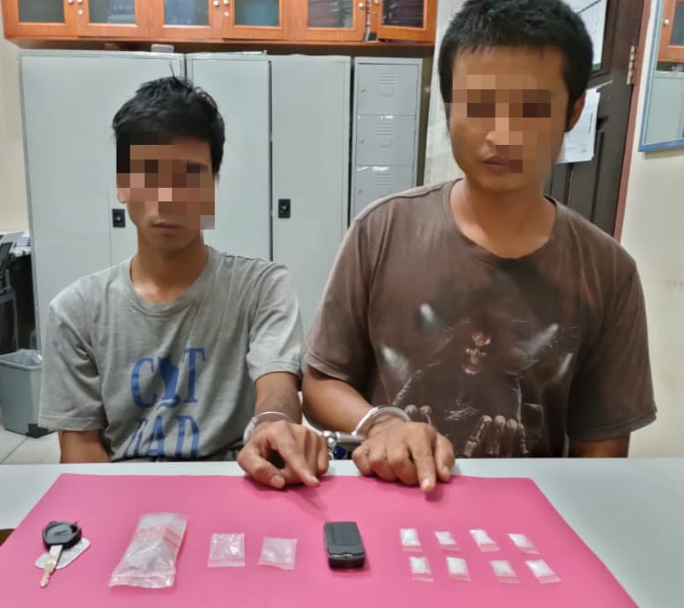 Hasil Pengembangan, tim satresnarkoba polres Kampar, kembali tangkap dua pelaku narkoba 