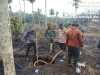 Kompak, Polsek Tempuling, Koramil 03/Tempuling, Pemdes Teluk Jira dan MPA Bahu-Membahu Atasi Karhutla