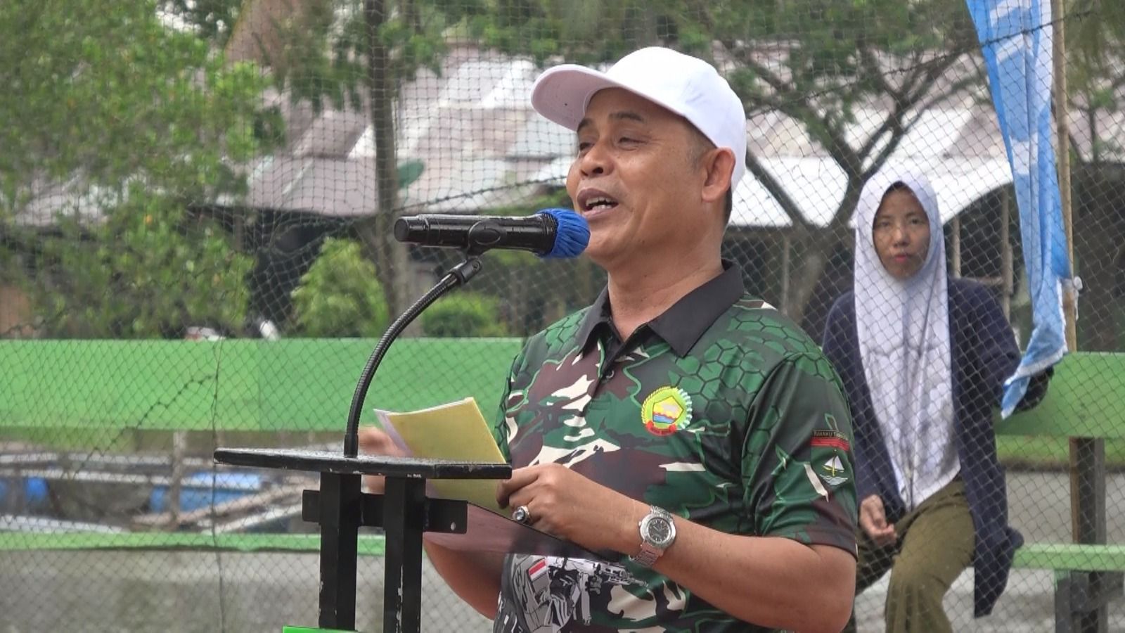 Bupati Inhil Hadiri Pembukaan Semi Open Turnamen Bola Voli Putra Dandim 0314 Piala Inhil ke-7 Tahun 2025