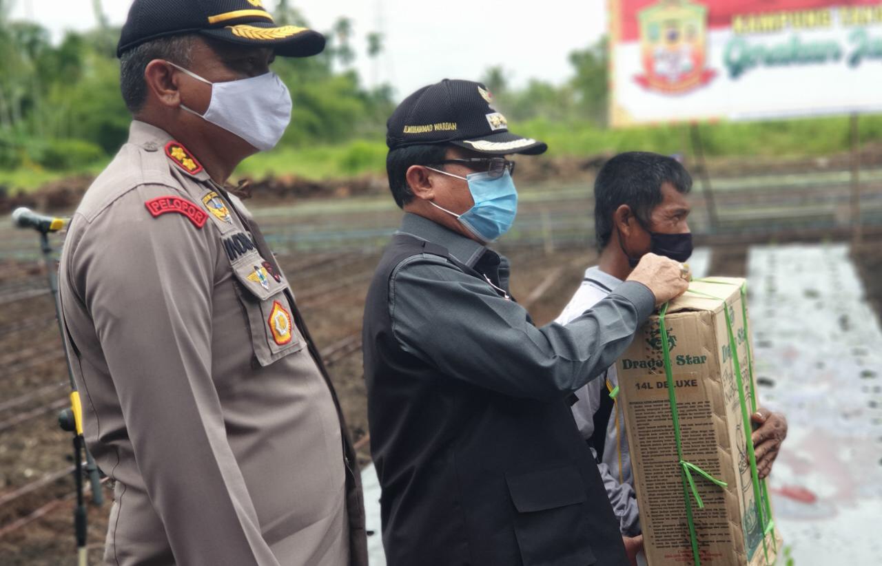 Bupati Resmikan Kampung Tangguh Nusantara di Tembilahan Hulu dan Kempas