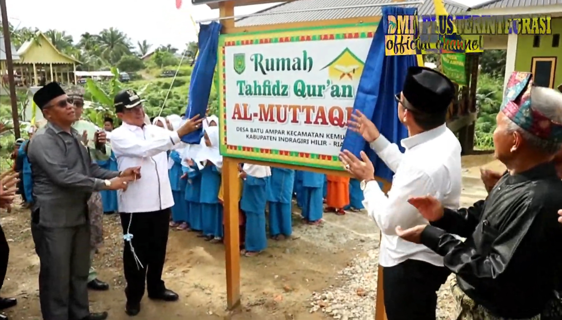 Bupati Inhil Resmikan Rumah Tahfidz di Kecamatan Kemuning