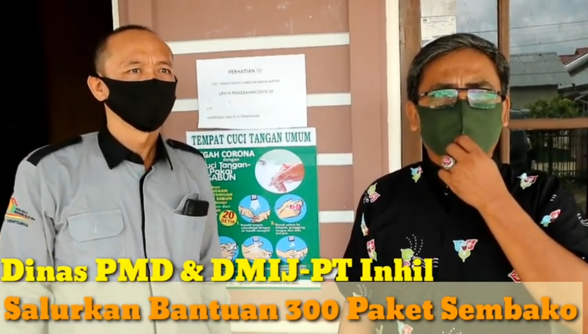 Dinas PMD Inhil Bersama DMIJ Plus Terintegrasi Salurkan Bantuan 300 Paket Sembako