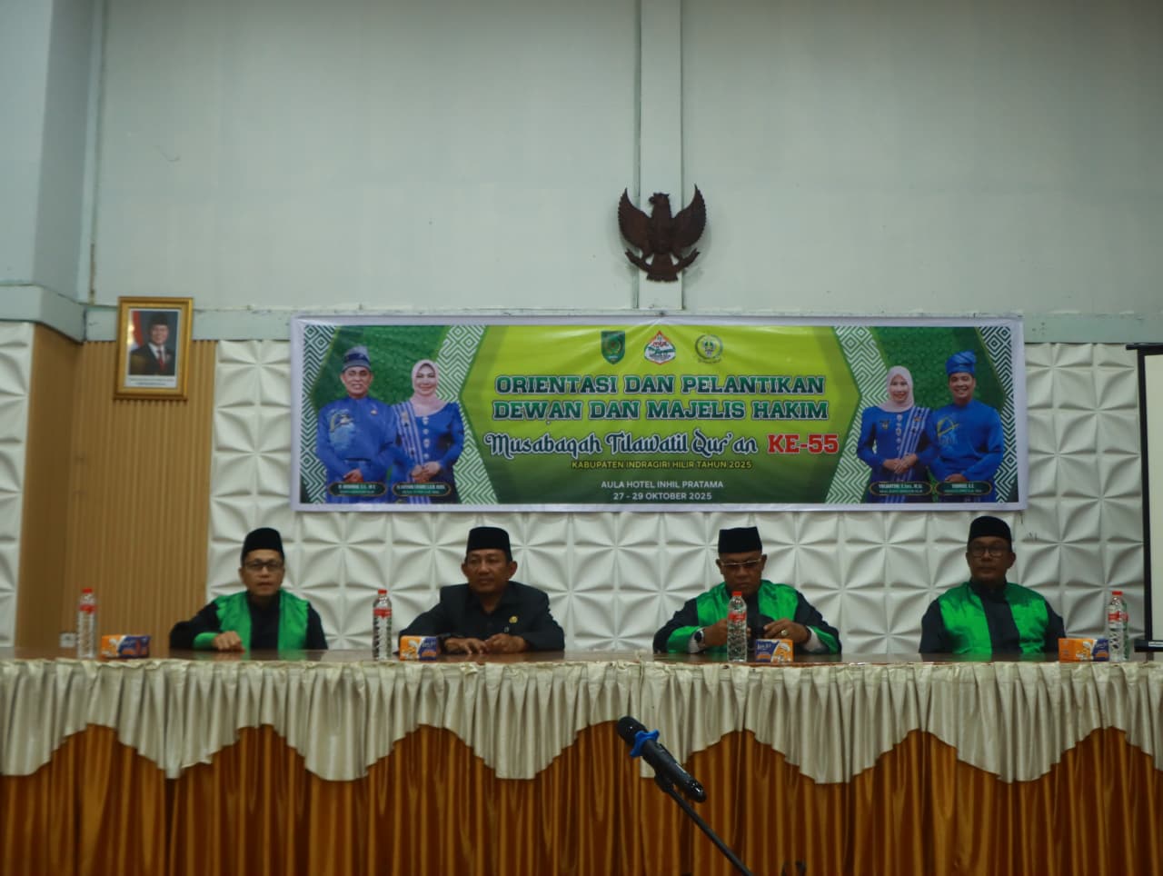 Bupati Inhil Tekankan Integritas dan Profesionalisme Hakim pada Pelantikan Dewan dan Majelis Hakim MTQ ke-55