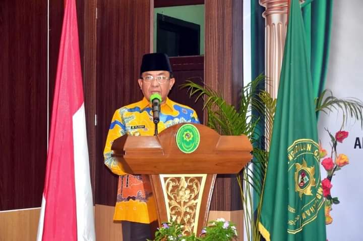 Bupati HM Wardan Bersama Ketua PA Pekanbaru Meresmikan RPTSP PA Tembilahan