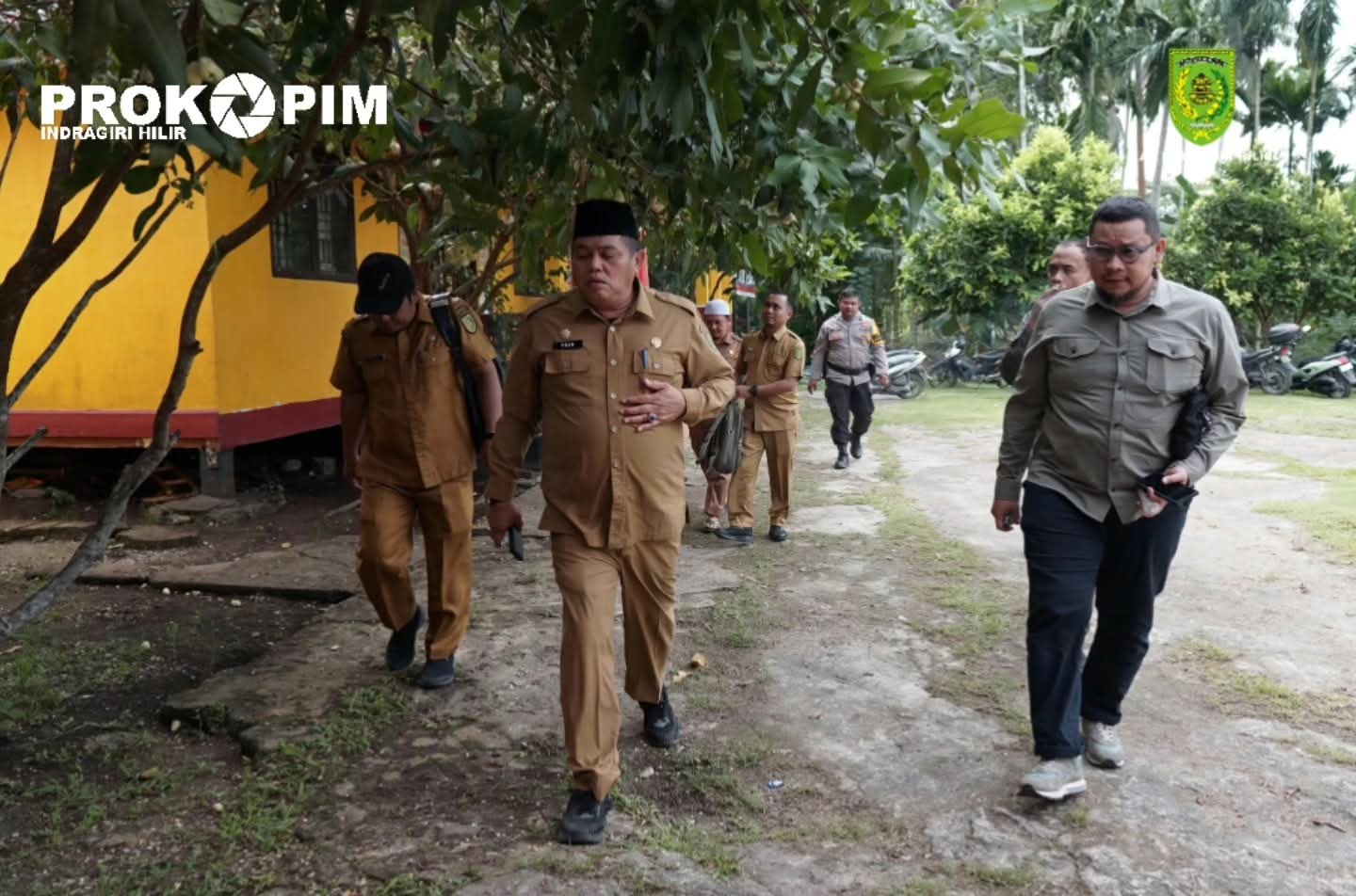 Bupati Inhil Hadiri Penilaian Desa Antikorupsi Provinsi Riau 2025 di Desa Sungai Intan