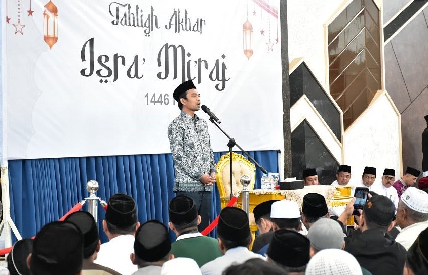 Tabligh Akbar Masjid Al-Husna: Ustadz Somad dan Muhammad Isa Lahamid Bahas Isra’ Mi’raj