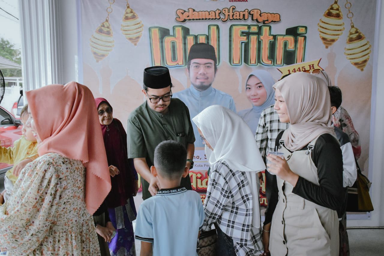 Wakil Ketua DPRD Pekanbaru, Ginda Anjangsana ke Kediaman Tokoh Masyarakat Riau, Wan Thamrin