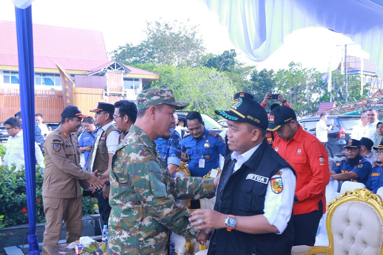 Sinergi Lintas Sektoral, Ketua Isa Lahamid Ikuti Apel Kesiapsiagaan Karhutla