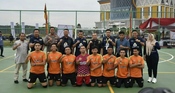 Ketua DPRD Pekanbaru, Muhammad Sabarudi Ikuti Peresmian Sport Center Pekanbaru, Tenayan Raya dan Pembukaan Turnamen Futsal dan Volly Piala Wali Kota Pekanbaru