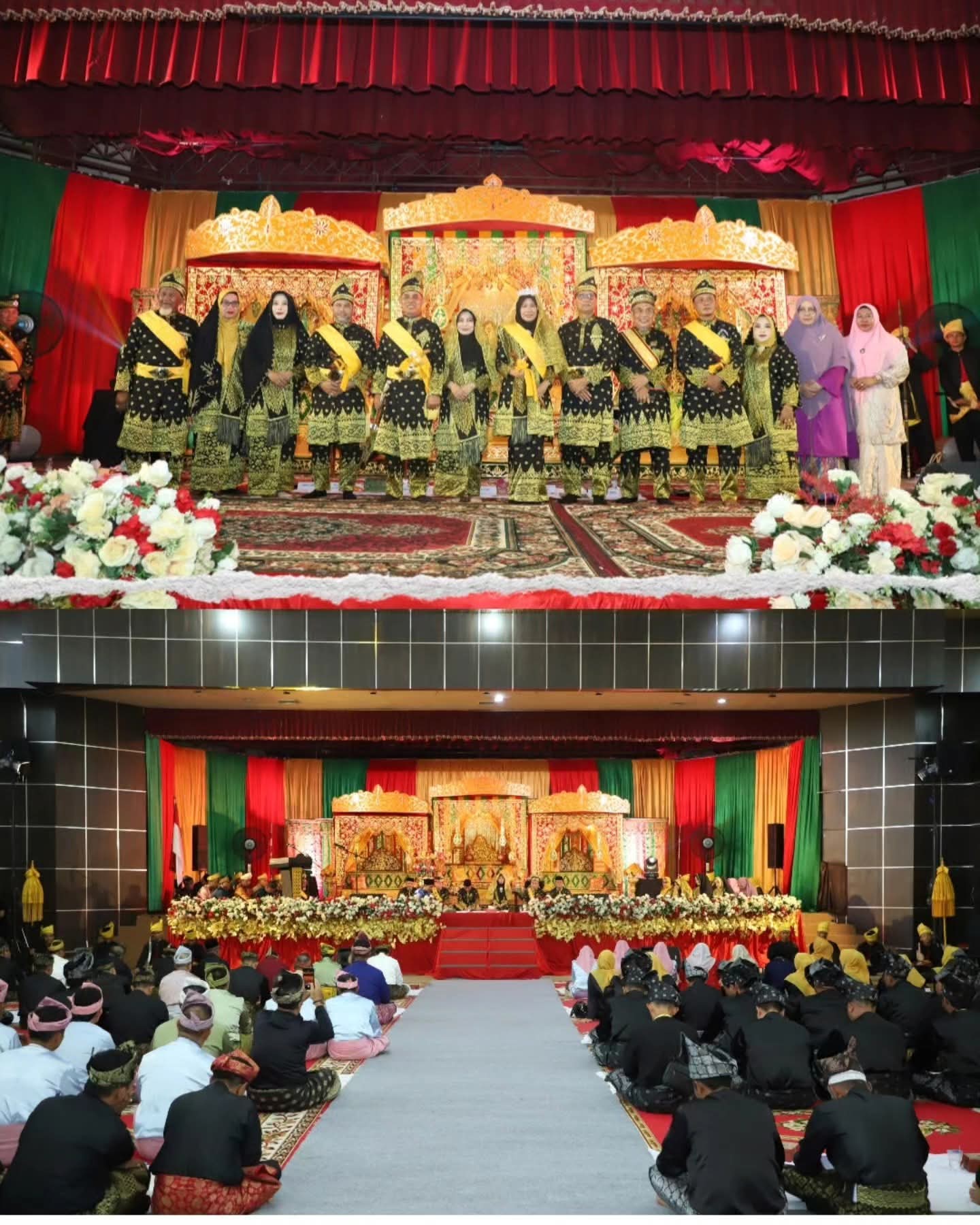 Bupati dan Wakil Bupati Inhil Dianugerahi Gelar Adat Oleh LAMR