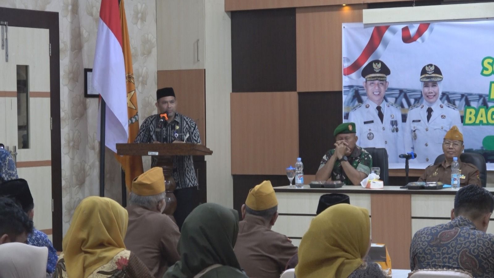 Bupati Inhil Hadiri Sosialisasi Jiwa dan Nilai Juang 45